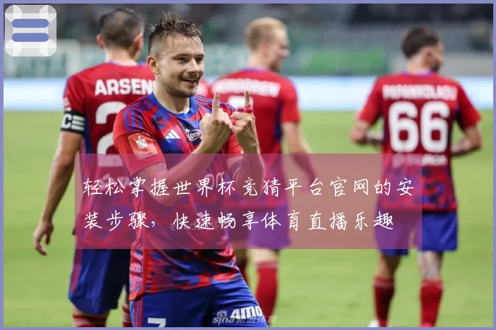 轻松掌握世界杯竞猜平台官网的安装步骤,快速畅享体育直播乐趣