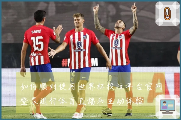 如何顺利使用世界杯投注平台官网登录进行体育直播和互动体验